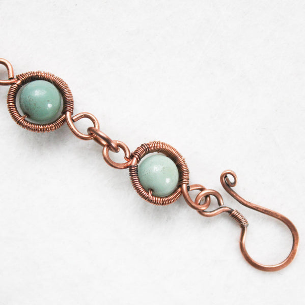 Amazonite Copper Bracelet