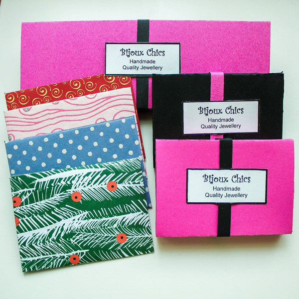 Packaging from Bijoux Chics Jewellery