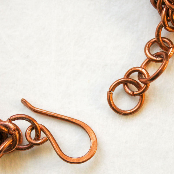 Chain Maille Copper Bracelet - Adjustable (UNISEX)