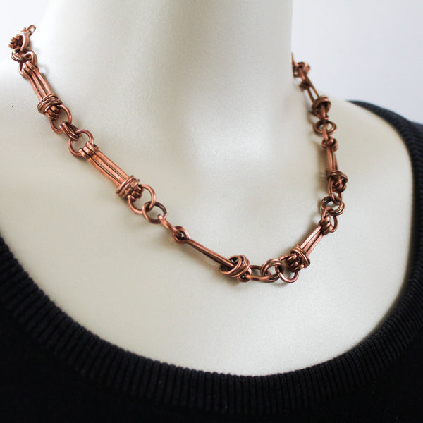 Unique Copper Chain Necklace (UNISEX)