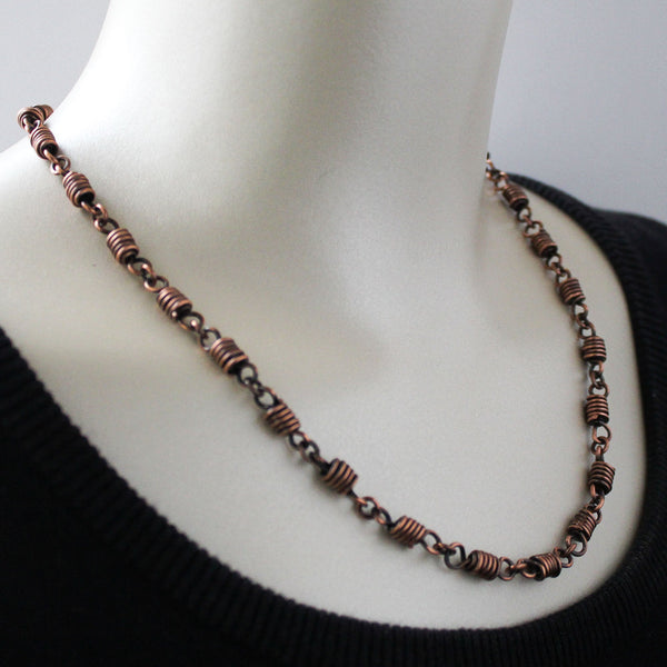 Copper Chain Necklace (UNISEX)