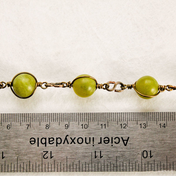 Elegant Lemon Jade Bracelet - Adjustable
