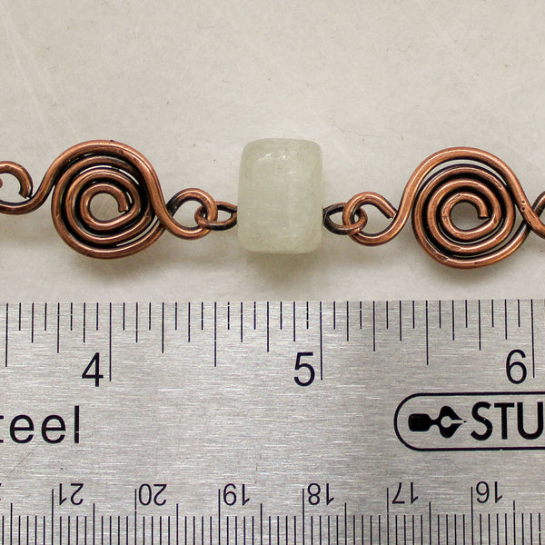 Rock Crystal Copper Necklace