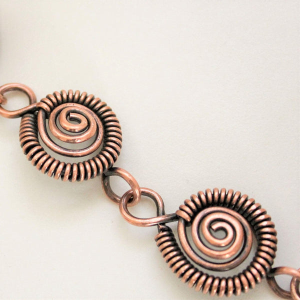Copper Spiral Nautilus Bracelet (UNISEX)
