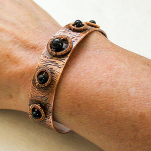 Hematite Copper Cuff Bracelet