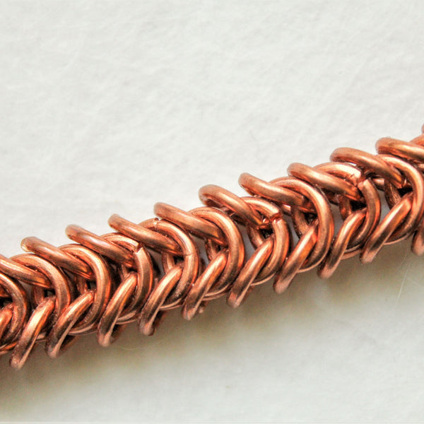 Chain Maille Copper Bracelet - Adjustable (UNISEX)