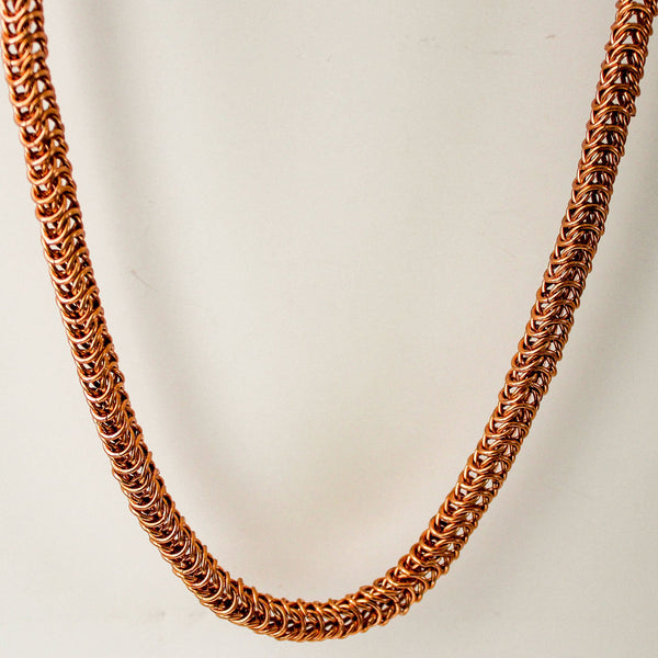 Unisex Box Chain Maille Necklace - Adjustable