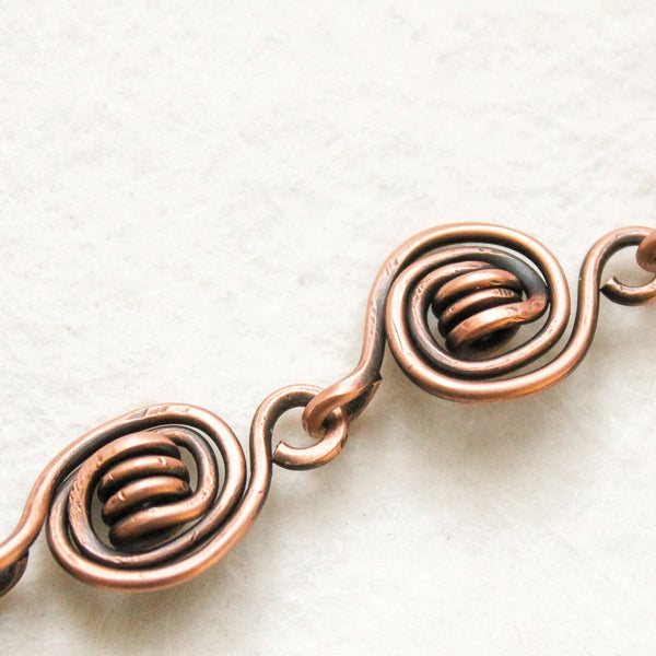 Unisex Bracelet Copper Wire - Adjustable, Personalized