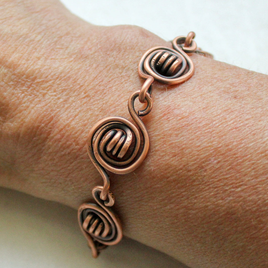 Buy Copper Bracelet, Geometric Bracelet, Copper Cuff Bracelet, Unisex  Copper Bracelet, Copper Jewelry Online in India - Etsy