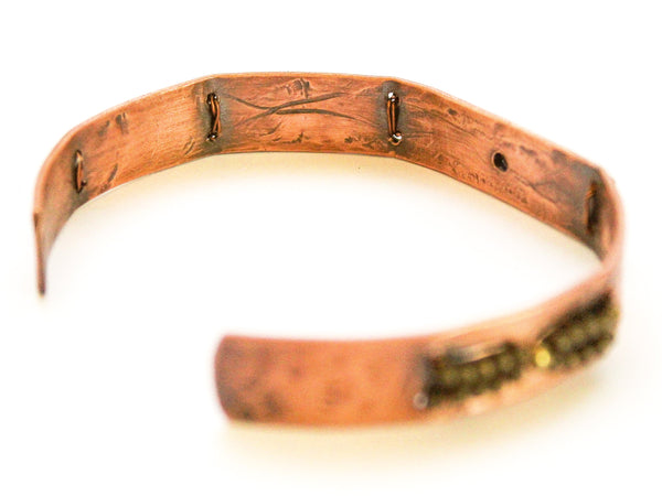 Women Copper Cuff Bracelet - Adjustable